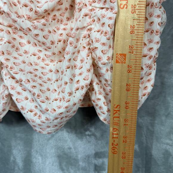 ASTR The Label Ruched Mini Dress XS Floral - Picture 11 of 14